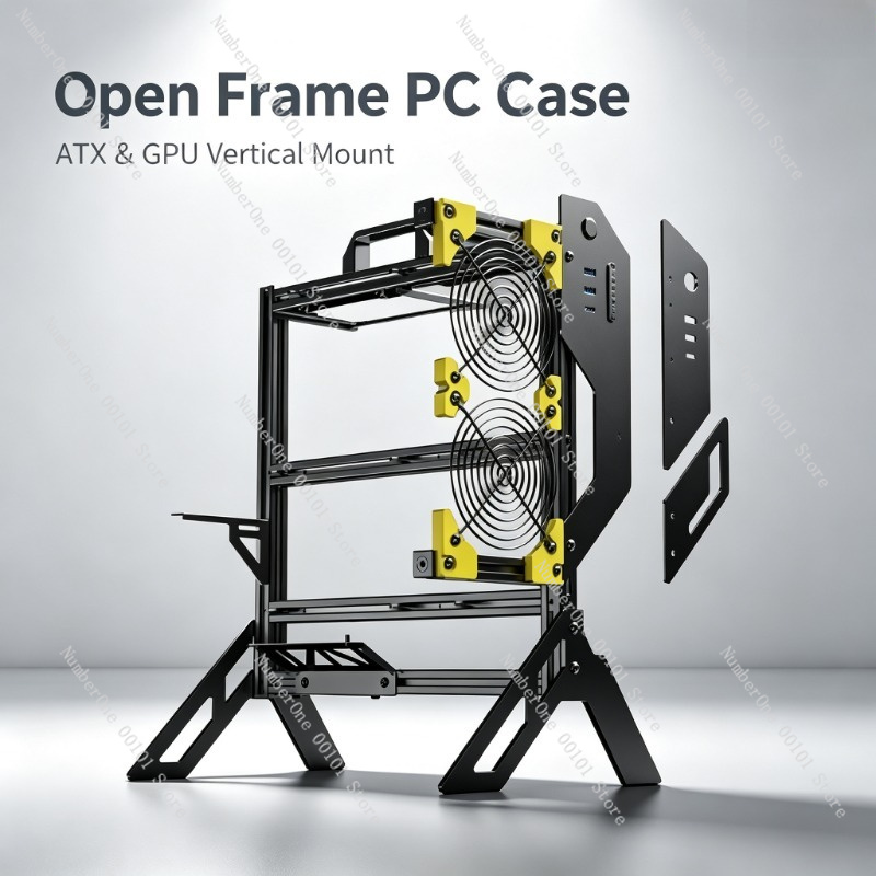 DIY Open Frame Aluminum PC Cas - đánh giá và giá Aluminum Open Frame Test Bench Water Cooling