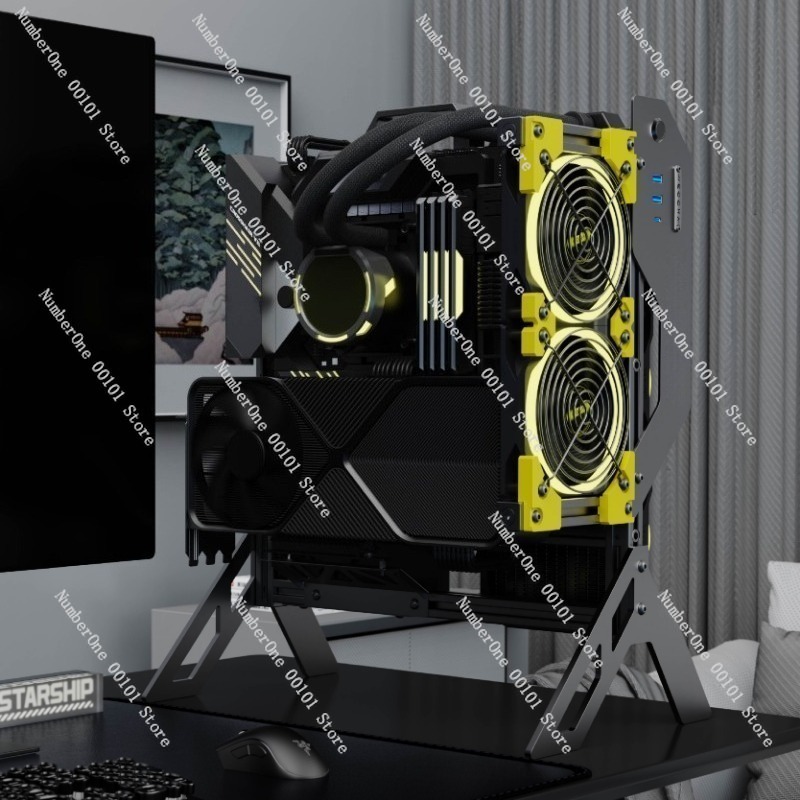 DIY Open Frame Aluminum PC Cas - đánh giá và giá Aluminum Open Frame Test Bench Water Cooling